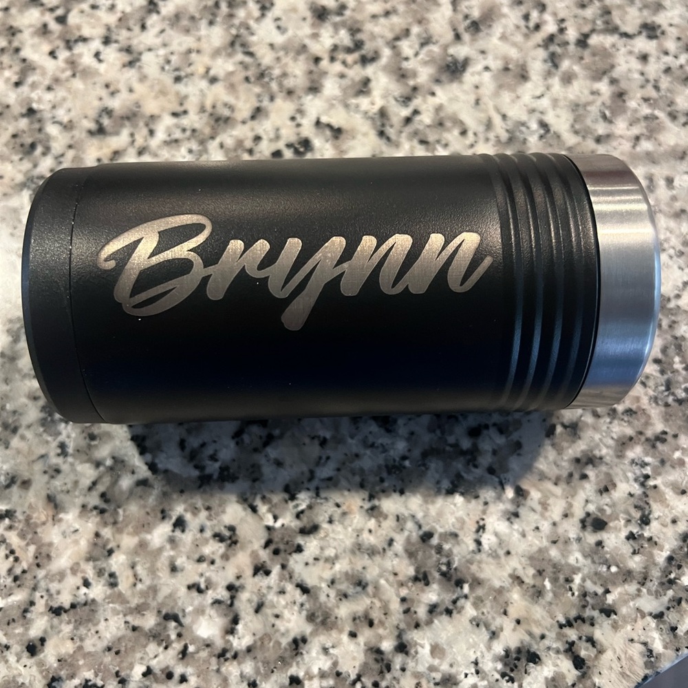 Name:Brynn  Black Stainless Steel Tumbler
